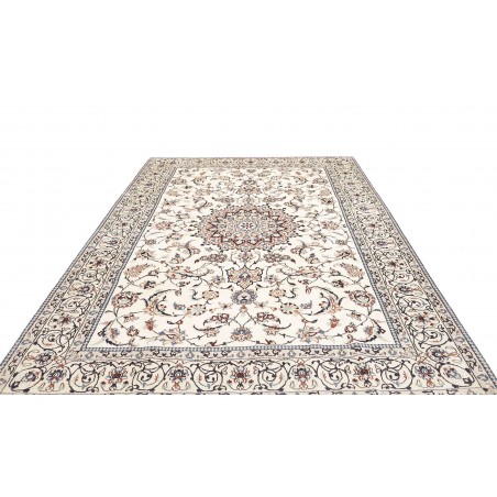 Tappeto Nain 9La Persia bianco azzurro 207x300
