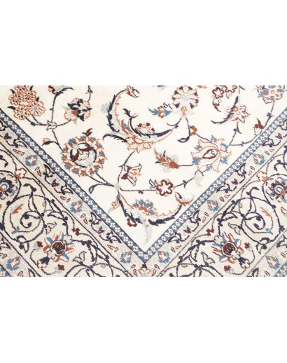 Tappeto Nain 9La Persia bianco azzurro 207x300