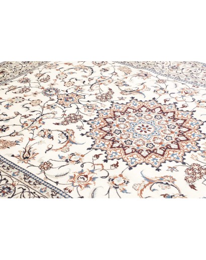 Tappeto Nain 9La Persia bianco azzurro 207x300