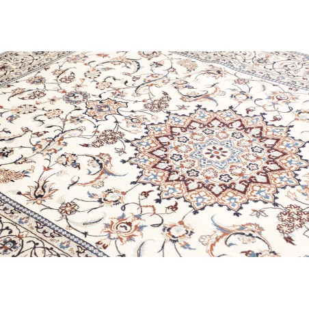 Tappeto Nain 9La Persia bianco azzurro 207x300