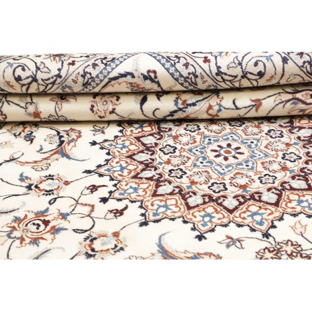 Tappeto Nain 9La Persia bianco azzurro 207x300