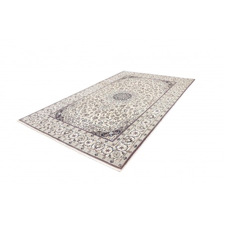 Tappeto Nain 9La Persia bianco grigio 205x318
