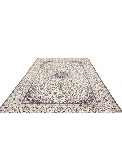 Tappeto Nain 9La Persia bianco grigio 205x318