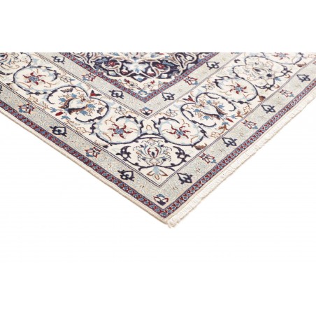 Tappeto Nain 9La Persia bianco grigio 205x318
