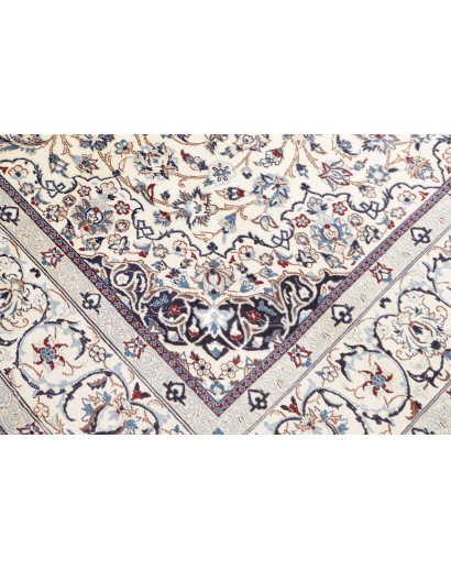 Tappeto Nain 9La Persia bianco grigio 205x318