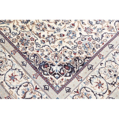 Tappeto Nain 9La Persia bianco grigio 205x318