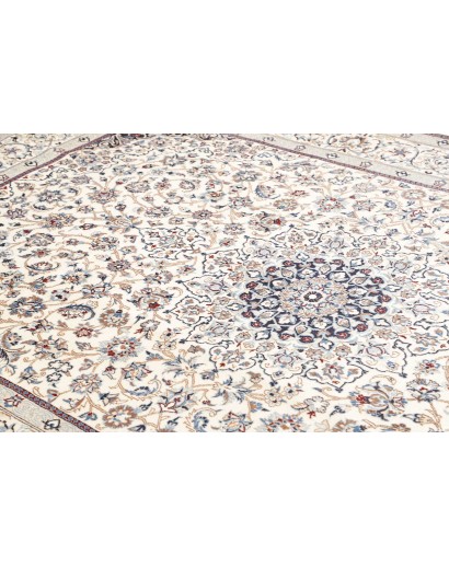 Tappeto Nain 9La Persia bianco grigio 205x318