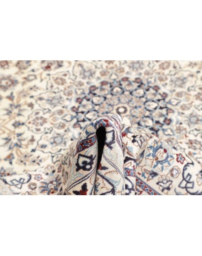 Tappeto Nain 9La Persia bianco grigio 205x318