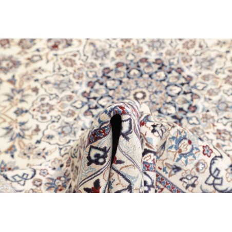 Tappeto Nain 9La Persia bianco grigio 205x318