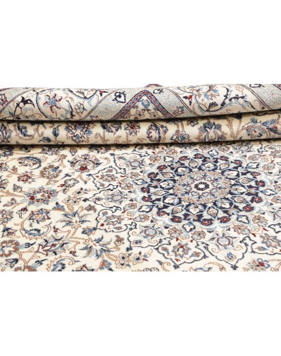 Tappeto Nain 9La Persia bianco grigio 205x318