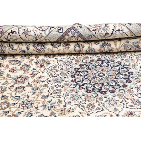 Tappeto Nain 9La Persia bianco grigio 205x318