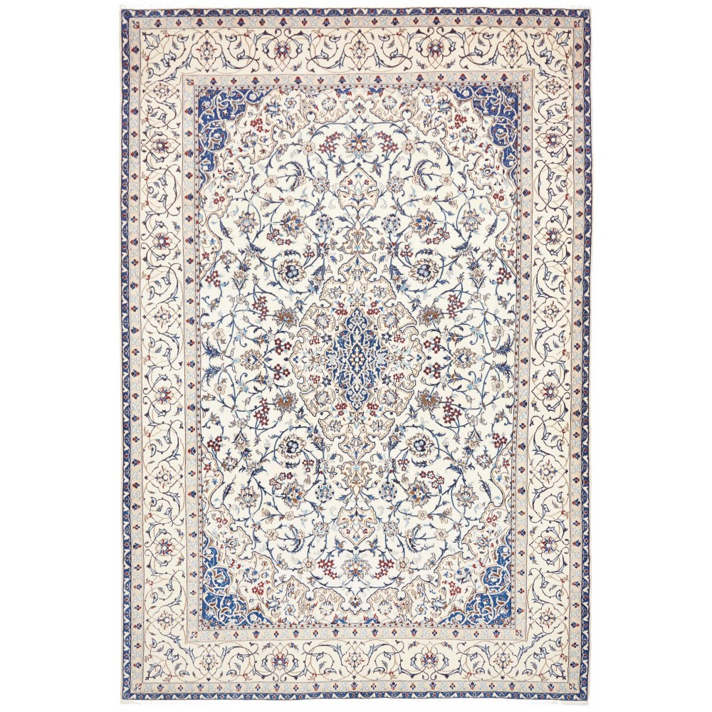 Tappeto Nain 9La Persia bianco grigio 214x317