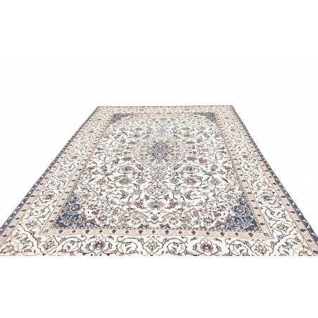 Tappeto Nain 9La Persia bianco grigio 214x317
