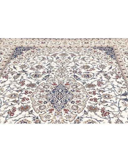 Tappeto Nain 9La Persia bianco grigio 214x317