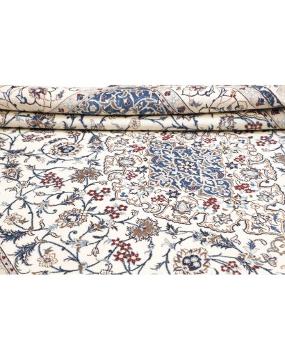 Tappeto Nain 9La Persia bianco grigio 214x317