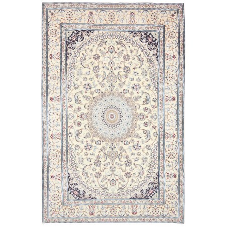 Tappeto Nain 9La Persia bianco grigio 198x308