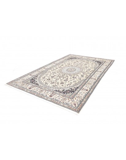 Tappeto Nain 9La Persia bianco grigio 198x308