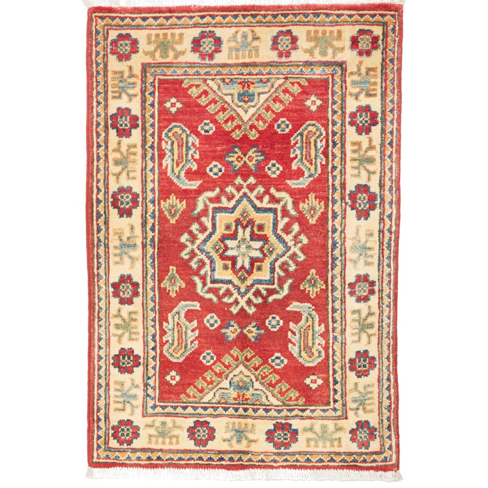 Tappeto Kazak Pakistan marrone 59x85 Tappeto Kazak Pakistan marrone 59x85