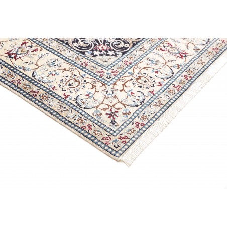 Tappeto Nain 9La Persia bianco grigio 198x308