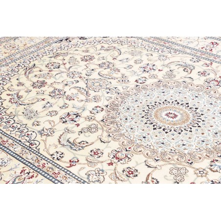 Tappeto Nain 9La Persia bianco grigio 198x308