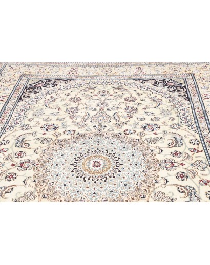 Tappeto Nain 9La Persia bianco grigio 198x308