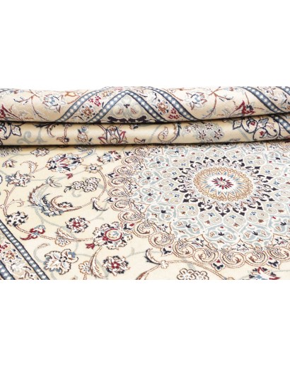 Tappeto Nain 9La Persia bianco grigio 198x308