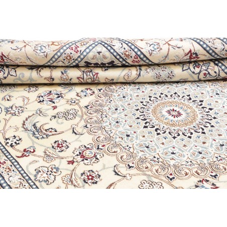 Tappeto Nain 9La Persia bianco grigio 198x308