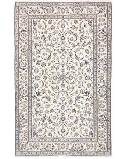 Tappeto Nain 9La Persia bianco grigio 197x305
