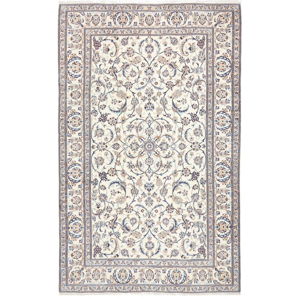Tappeto Nain 9La Persia bianco grigio 197x305