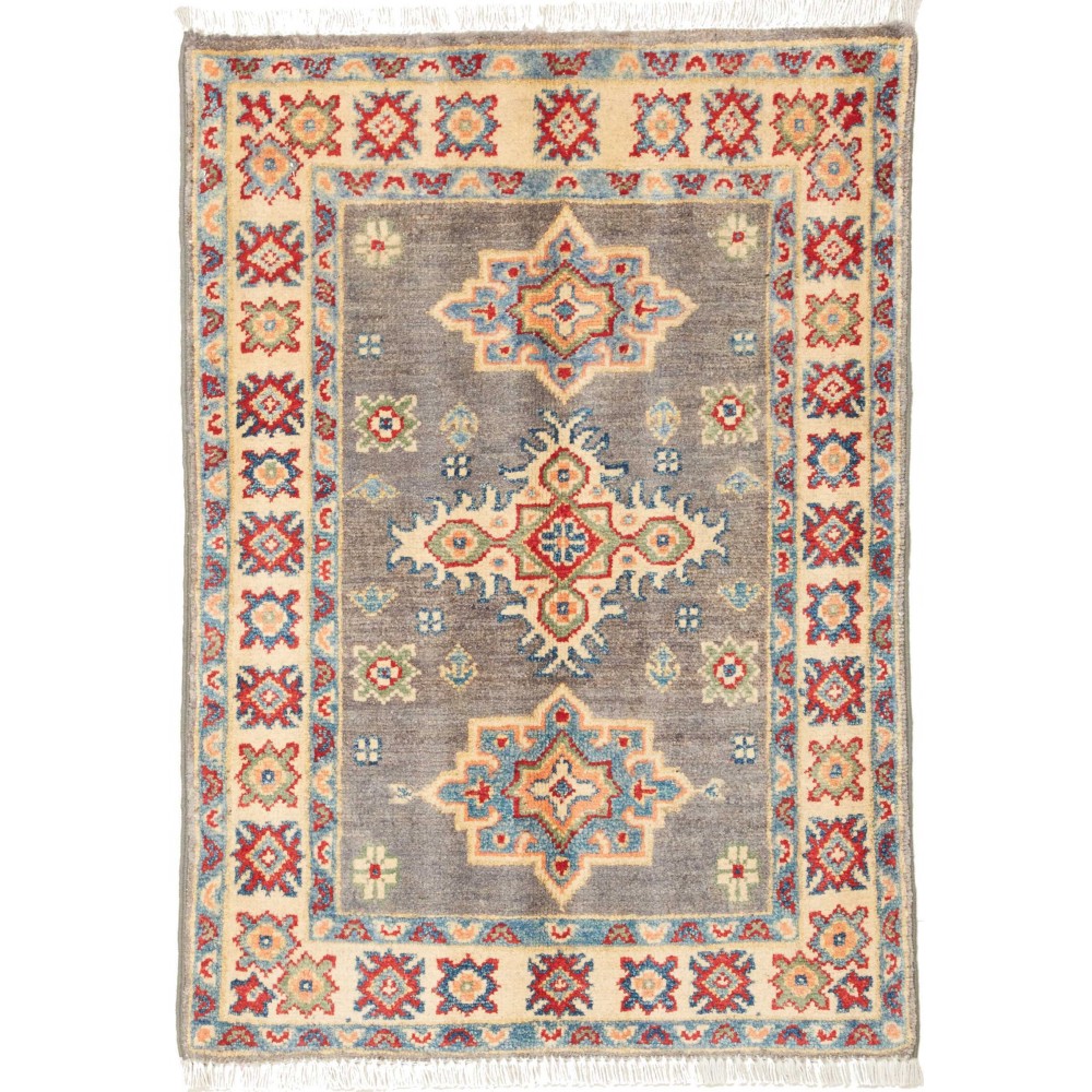 Tappeto Kazak Afghanistan marrone 63x89 Tappeto Kazak Afghanistan marrone 63x89