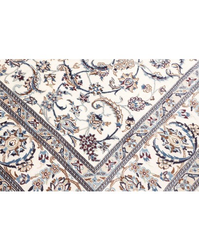 Tappeto Nain 9La Persia bianco grigio 197x305