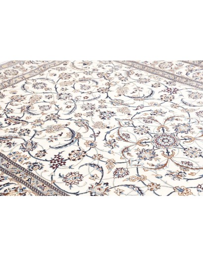 Tappeto Nain 9La Persia bianco grigio 197x305