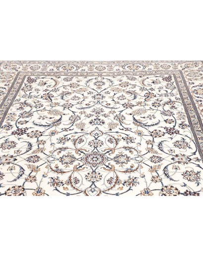 Tappeto Nain 9La Persia bianco grigio 197x305