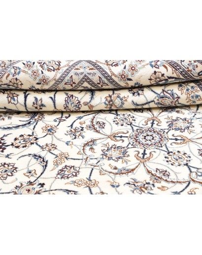 Tappeto Nain 9La Persia bianco grigio 197x305