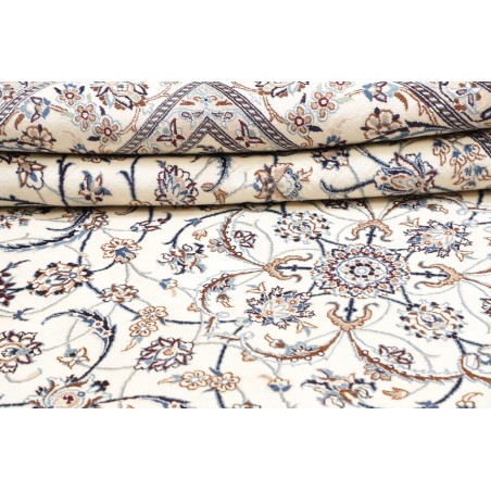 Tappeto Nain 9La Persia bianco grigio 197x305