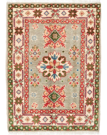 Tappeto Kazak Afghanistan marrone rosso 67x90