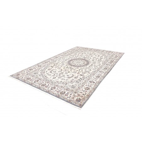 Tappeto Nain 9La Persia bianco azzurro 205x315