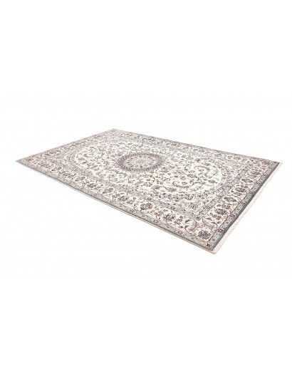 Tappeto Nain 9La Persia bianco azzurro 205x315