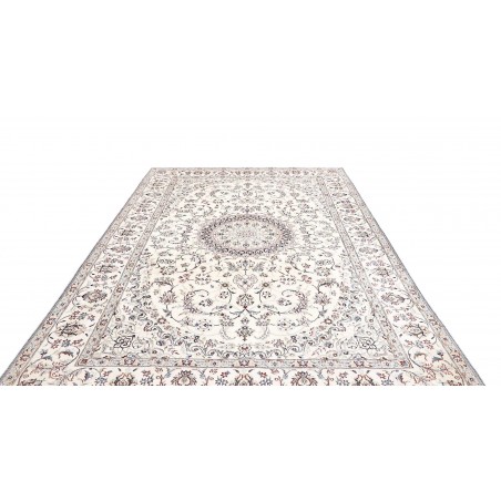 Tappeto Nain 9La Persia bianco azzurro 205x315