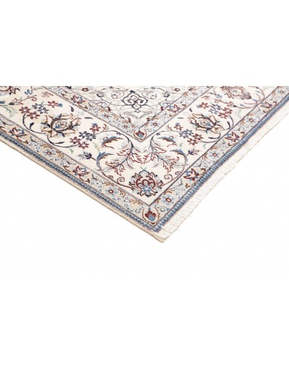 Tappeto Nain 9La Persia bianco azzurro 205x315