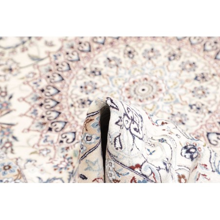 Tappeto Nain 9La Persia bianco azzurro 205x315