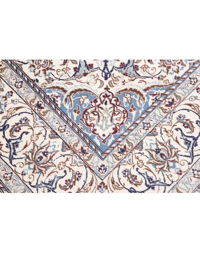 Tappeto Nain 9La Persia bianco grigio 207x322