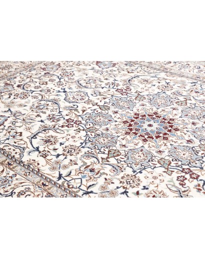 Tappeto Nain 9La Persia bianco grigio 207x322