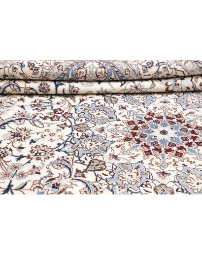 Tappeto Nain 9La Persia bianco grigio 207x322