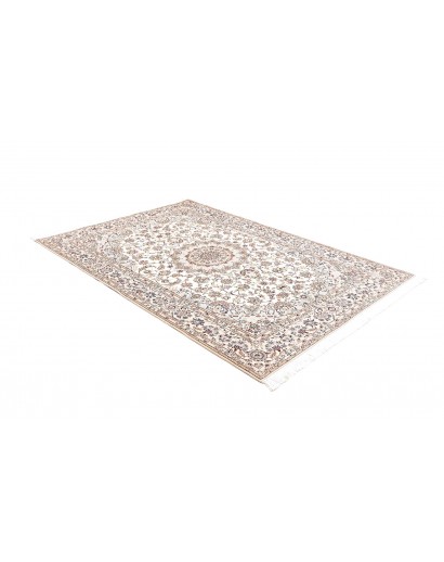 Tappeto Nain 6La Persia bianco azzurro 158x226