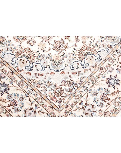 Tappeto Nain 6La Persia bianco azzurro 158x226