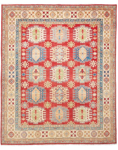 Tappeto Kazak Pakistan marrone rosso 248x298