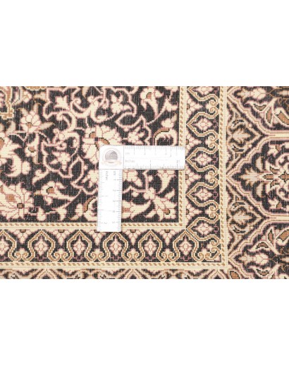 Tappeto Ghom seta Persia marrone 133x197