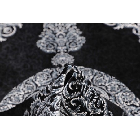 Tappeto Ghom seta Persia bianco 135x200