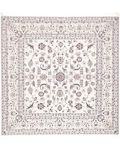 Tappeto Nain 6La Persia beige grigio 205x203